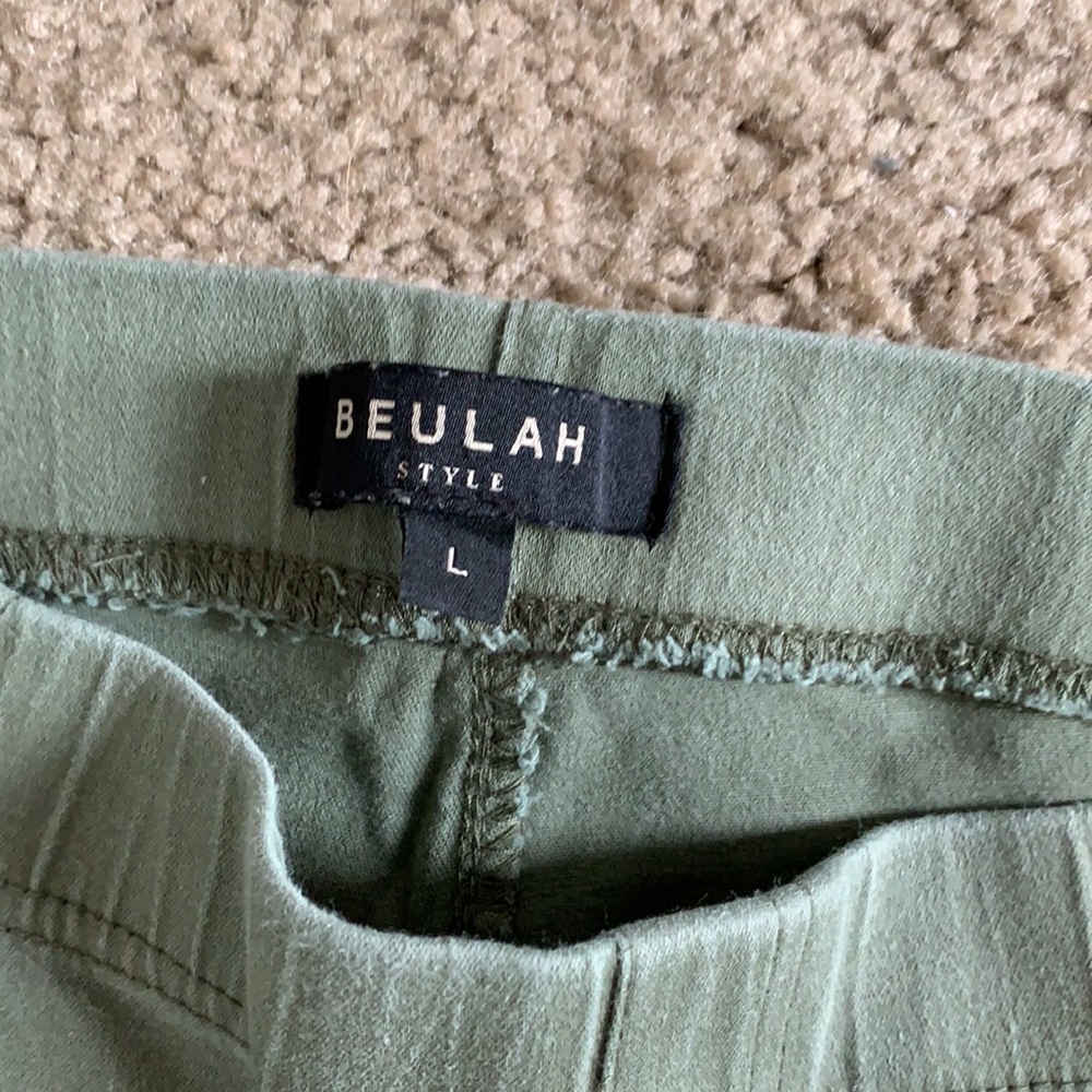 Cute boutique army green jeggings!! - Picture 2 of 2